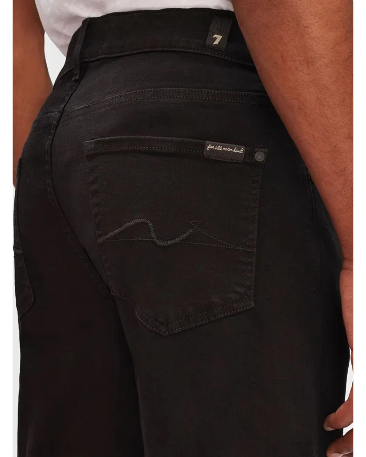 7 For All Mankind Men Slimmy Tapered Luxe Performance Plus Black 4 7 For All Mankind Men Slimmy Tapered Luxe Performance Plus Black - Image 2