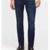 7 For All Mankind Mens Slimmy Luxe Performance Jeans Mid Dark Blue -Boszz Clothing Shop 7 for all mankind mens slimmy luxe performance jeans mid dark blue p44564 282188 zoom