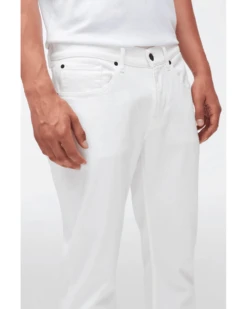 7 For All Mankind Mens Slimmy Tapered Luxe Performance Jeans White -Boszz Clothing Shop 7 for all mankind mens slimmy tapered luxe performance jeans white p42849 268634 image