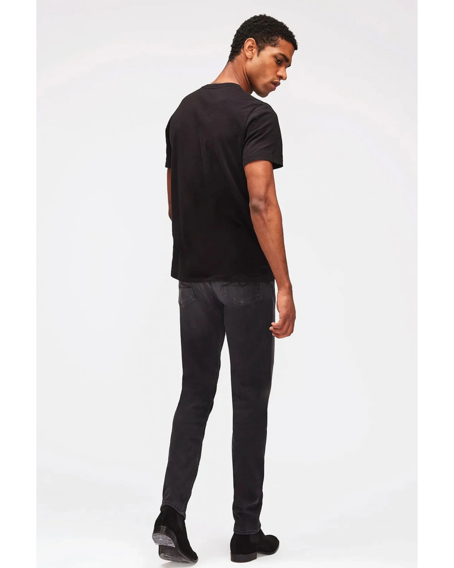 7 For All Mankind Mens Slimmy Tapered Luxe Performance Plus Jeans Washed Black Grey 6 7 For All Mankind Mens Slimmy Tapered Luxe Performance Plus Jeans Washed Black Grey - Image 4