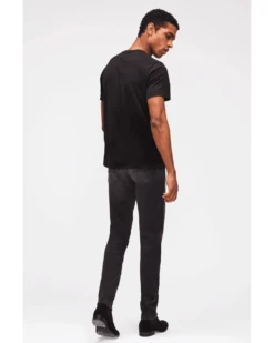 7 For All Mankind Mens Slimmy Tapered Luxe Performance Plus Jeans Washed Black -Boszz Clothing Shop 7 for all mankind mens slimmy tapered luxe performance plus jeans washed black p43625 272183 image