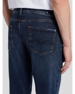 7 For All Mankind Mens Slimmy Tapered Stretch Tek Jeans Clean Indigo Dark Blue -Boszz Clothing Shop 7 for all mankind mens slimmy tapered stretch tek jeans clean indigo dark blue p44566 282224 zoom