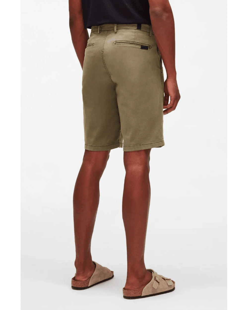 7 For All Mankind Mens Slimmy Weightless Green Chino Shorts 7 7 For All Mankind Mens Slimmy Weightless Green Chino Shorts - Image 5