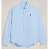 Ami Mens Heart Logo Oxford Shirt Sky Blue 2 Ami Mens Heart Logo Oxford Shirt Sky Blue -Boszz Clothing Shop ami mens heart logo oxford shirt sky blue p44744 284629 zoom