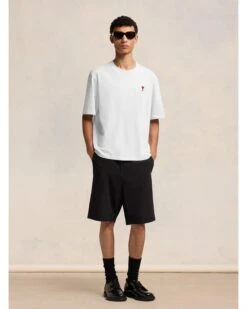 Ami Mens Oversized Heart Logo T-Shirt White -Boszz Clothing Shop ami mens oversized heart logo t shirt white p44732 284501 zoom