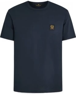 Belstaff Mens Chest Patch T-Shirt Dark Ink