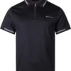 Belstaff Mens Graph Tip Zip Polo Shirt Black -Boszz Clothing Shop belstaff mens graph tip zip polo shirt black p44764 283928 zoom