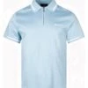 Belstaff Mens Graph Tip Zip Polo Shirt Skyline Blue -Boszz Clothing Shop belstaff mens graph tip zip polo shirt skyline blue p44765 283940 zoom