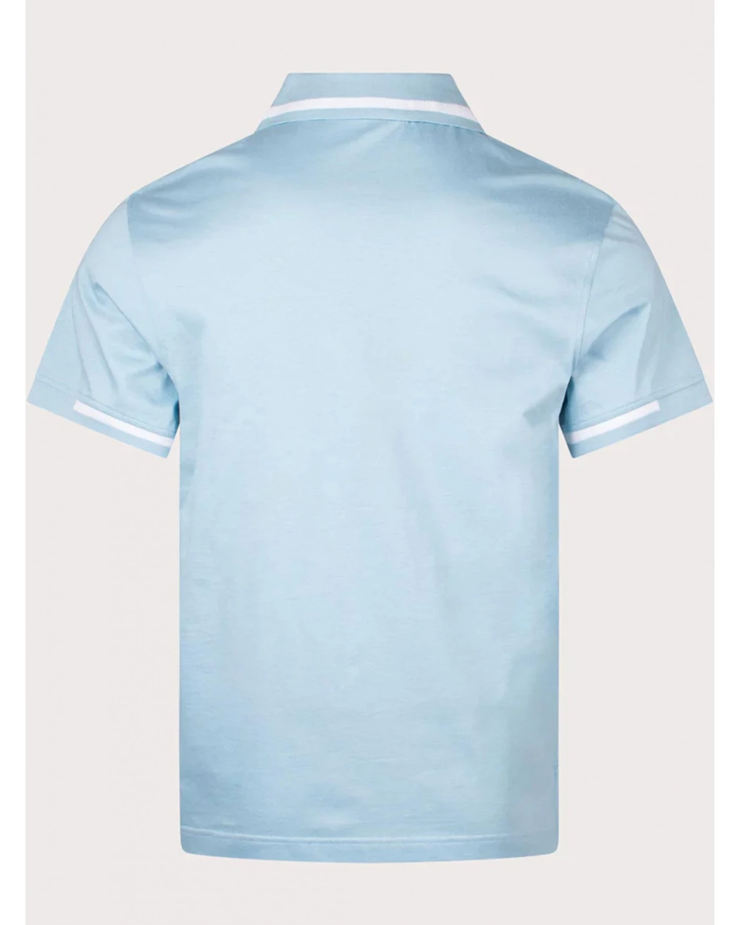 Belstaff Mens Graph Tip Zip Polo Shirt Skyline Blue 4 Belstaff Mens Graph Tip Zip Polo Shirt Skyline Blue - Image 2