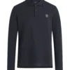 Belstaff Mens Long Sleeved Polo Shirt Dark Ink -Boszz Clothing Shop belstaff mens long sleeved polo shirt dark ink p43886 275746 zoom