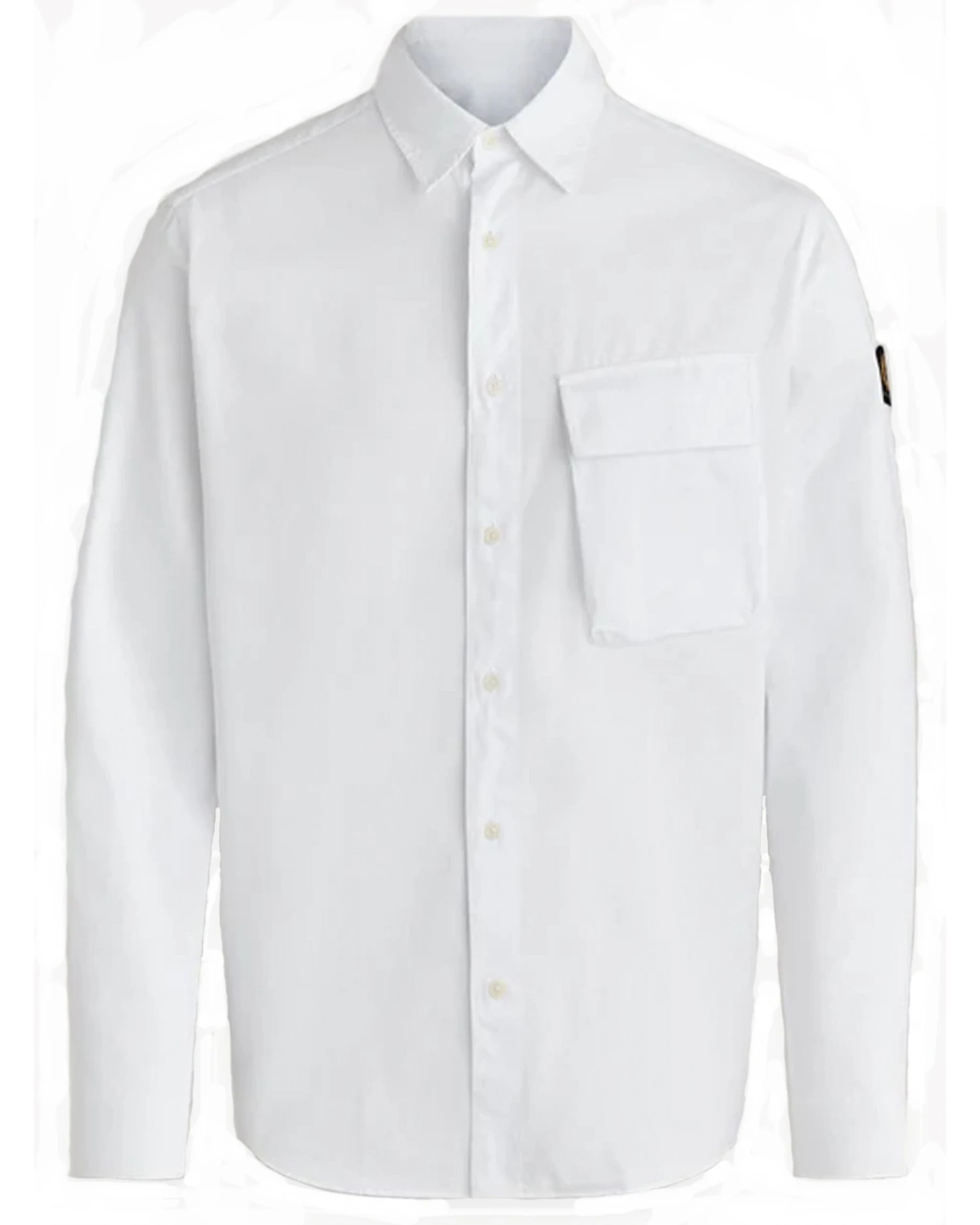 Belstaff Mens Scale Pitch Shirt White 3 Belstaff Mens Scale Pitch Shirt White