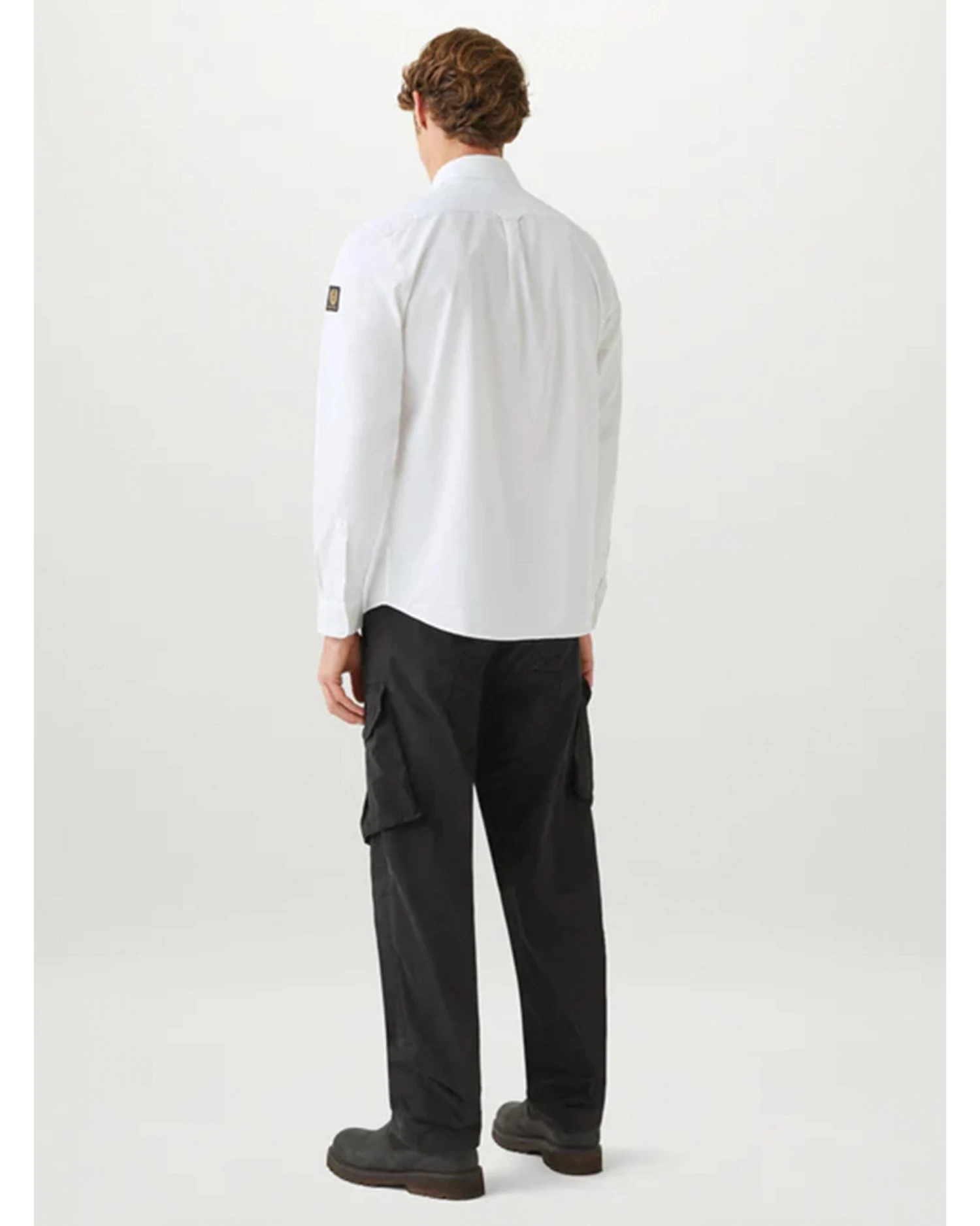 Belstaff Mens Scale Pitch Shirt White 5 Belstaff Mens Scale Pitch Shirt White - Image 3