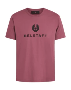 Belstaff Mens Signature T Shirt Mulberry