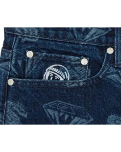 Billionaire Boys Club Mens Diamond And Dollar Print Jeans Indigo -Boszz Clothing Shop billionaire boys club mens diamond and dollar print jeans indigo p43180 268496 zoom