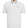 BOSS Mens Glitch Knit Polo Shirt White 1 BOSS Mens Glitch Knit Polo Shirt White -Boszz Clothing Shop boss mens glitch knit polo shirt white p43839 278961 zoom