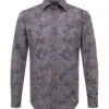 BOSS Mens H Hank Floral Shirt Blue Beige -Boszz Clothing Shop boss mens h hank floral shirt blue beige p43521 276196 zoom