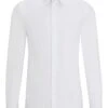BOSS Mens Hank Kent Easy Iron Poplin Shirt White -Boszz Clothing Shop boss mens hank kent easy iron poplin shirt white p44512 281651 zoom