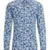 BOSS Mens Hank Kent Floral Print Shirt Pastel Blue -Boszz Clothing Shop boss mens hank kent floral print shirt pastel blue p44517 280014 zoom