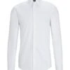 BOSS Mens Hank Shirt White 1 BOSS Mens Hank Shirt White -Boszz Clothing Shop boss mens hank shirt white p43760 278737 zoom