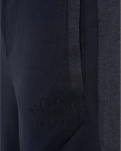 BOSS Mens Headlo Slim Fit Sweatshorts, Navy Marl Jogging Shorts -Boszz Clothing Shop boss mens headlo slim fit sweatshorts navy marl jogging shorts p42541 246566 image