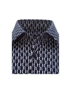 BOSS Mens Jango Monogram Print Shirt Navy Blue 7 BOSS Mens Jango Monogram Print Shirt Navy Blue -Boszz Clothing Shop boss mens jango monogram print shirt navy blue p43863 273219 image