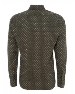 BOSS Mens Lukas F Leaf Olive Shirt -Boszz Clothing Shop boss mens lukas f leaf olive shirt p42564 248589 image