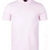 BOSS Mens Nos Logo Patch Passenger Polo Shirt Pastel Pink