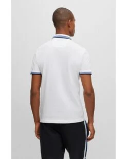 BOSS Mens Paddy Polo Shirt Light Natural White -Boszz Clothing Shop boss mens paddy polo shirt light natural white p43648 271296 image