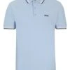 BOSS Mens Paddy Polo Shirt Light Pastel Blue -Boszz Clothing Shop boss mens paddy polo shirt light pastel blue p44458 282062 zoom
