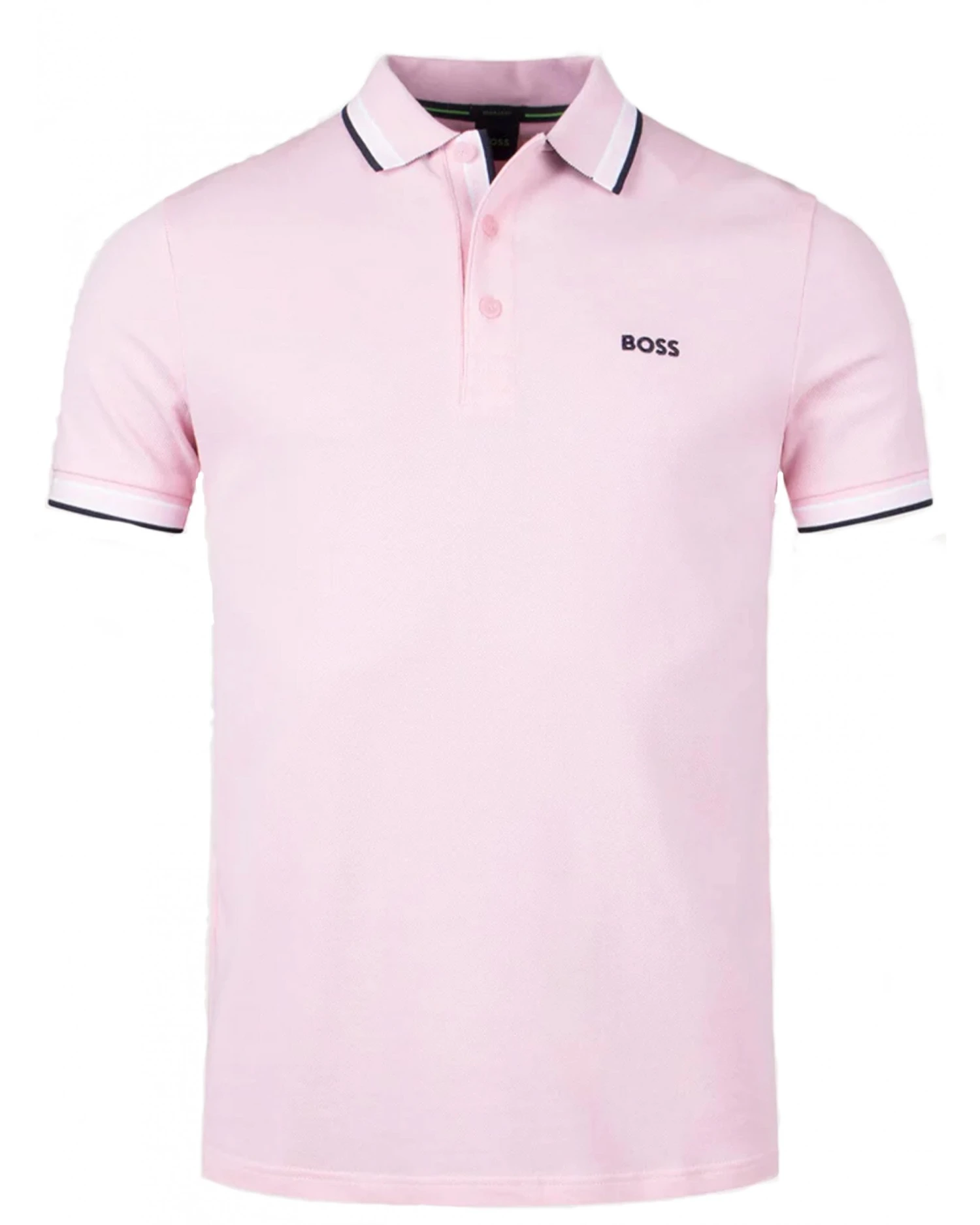BOSS Mens Paddy Polo Shirt Pastel Pink 3 BOSS Mens Paddy Polo Shirt Pastel Pink