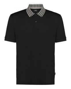 BOSS Mens Parlay Polo Shirt Black