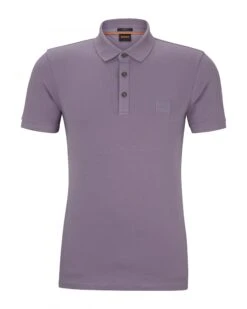 BOSS Mens Passenger Polo Shirt Purple