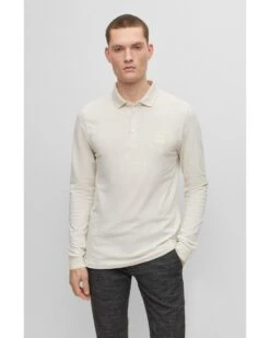 Best Seller -Boszz Clothing Shop boss mens passerby polo shirt beige p43837 276405 image