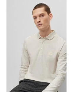 BOSS Mens Passerby Polo Shirt Beige 8 BOSS Mens Passerby Polo Shirt Beige -Boszz Clothing Shop boss mens passerby polo shirt beige p43837 276410 image