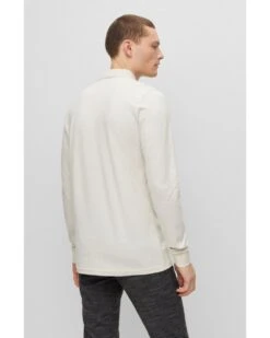 BOSS Mens Passerby Polo Shirt Beige 9 BOSS Mens Passerby Polo Shirt Beige -Boszz Clothing Shop boss mens passerby polo shirt beige p43837 276415 image