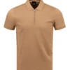 BOSS Mens Polston Quarter Zip Polo Shirt Medium Beige -Boszz Clothing Shop boss mens polston quarter zip polo shirt medium beige p44508 280658 zoom