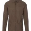BOSS Mens Printed Stretch Cotton Hank Kent Shirt Open Brown -Boszz Clothing Shop boss mens printed stretch cotton hank kent shirt open brown p44514 281616 zoom