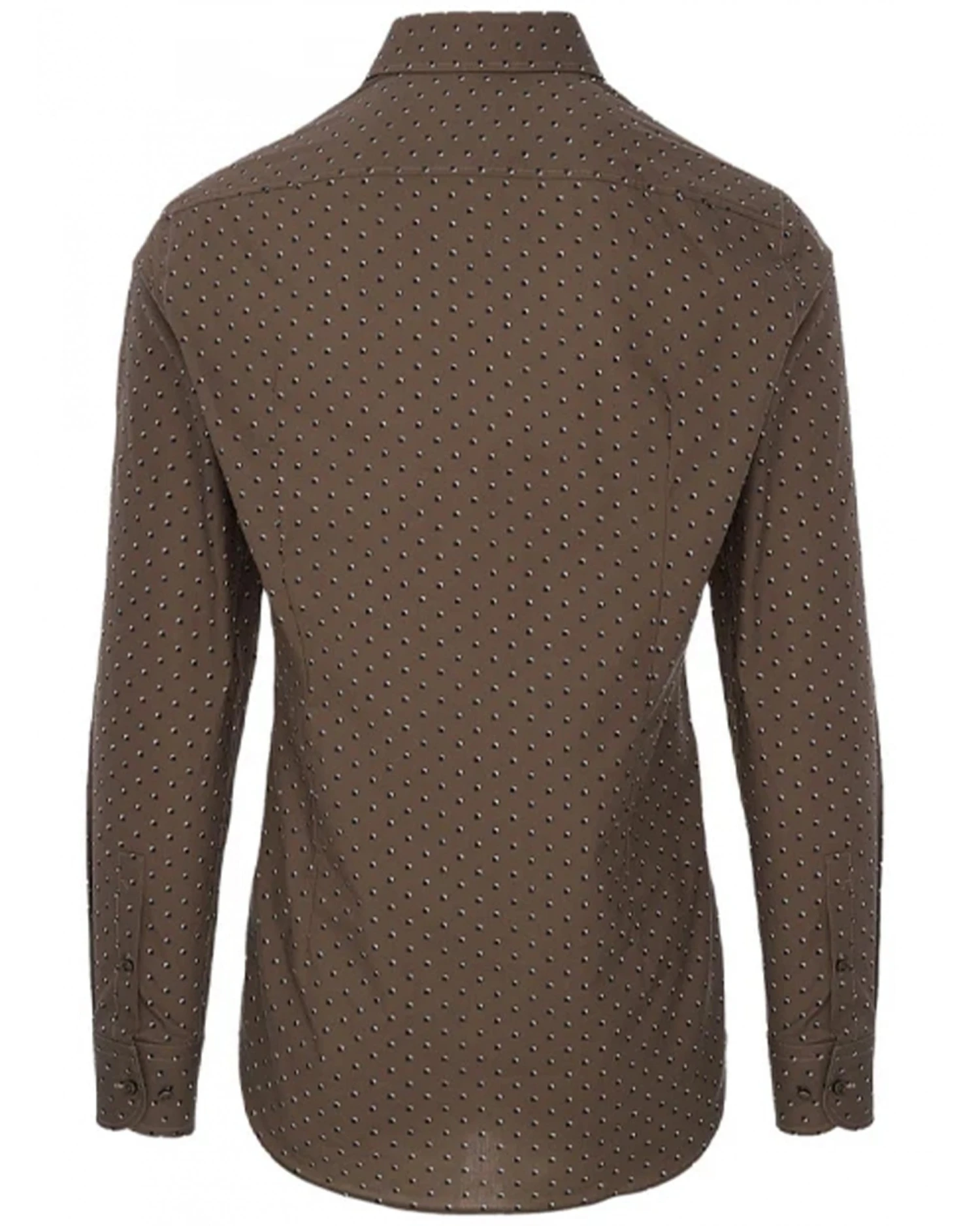 BOSS Mens Printed Stretch Cotton Hank Kent Shirt Open Brown 4 BOSS Mens Printed Stretch Cotton Hank Kent Shirt Open Brown - Image 2