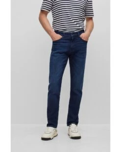 BOSS Mens Re Maine Comfort Stretch Jeans Dark Whisker -Boszz Clothing Shop boss mens re maine comfort stretch jeans dark whisker p43855 276502 image