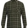 BOSS Mens Riou_1 Dark Green Checked Light Flannel Shirt -Boszz Clothing Shop boss mens riou 1 dark green checked light flannel shirt p41926 248331 zoom