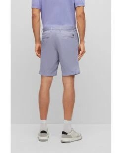 BOSS Mens Schino-Slim Light Purple Stretch Cotton Shorts -Boszz Clothing Shop boss mens schino slim light purple stretch cotton shorts p42942 258999 zoom