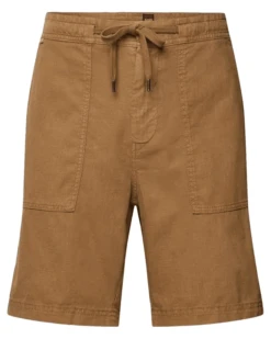 BOSS Mens Silsa Cargo Shorts Open Beige