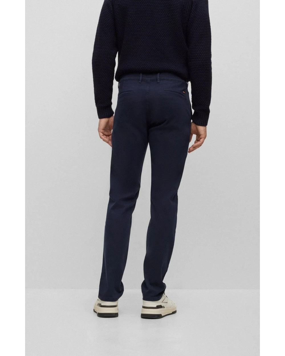 BOSS Mens Slim Chino Trouser Navy 5 BOSS Mens Slim Chino Trouser Navy - Image 3