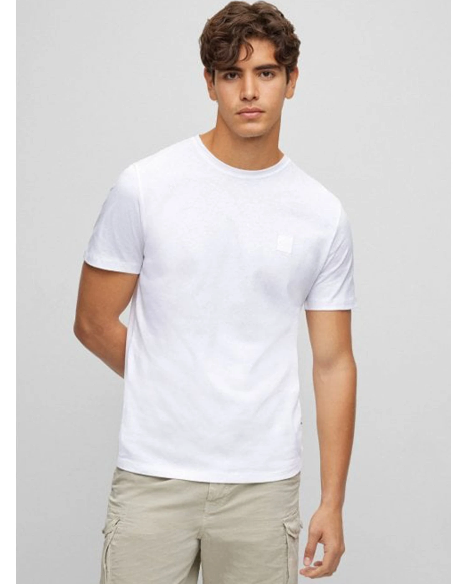 BOSS Mens Tales T-Shirt White 4 BOSS Mens Tales T-Shirt White - Image 2