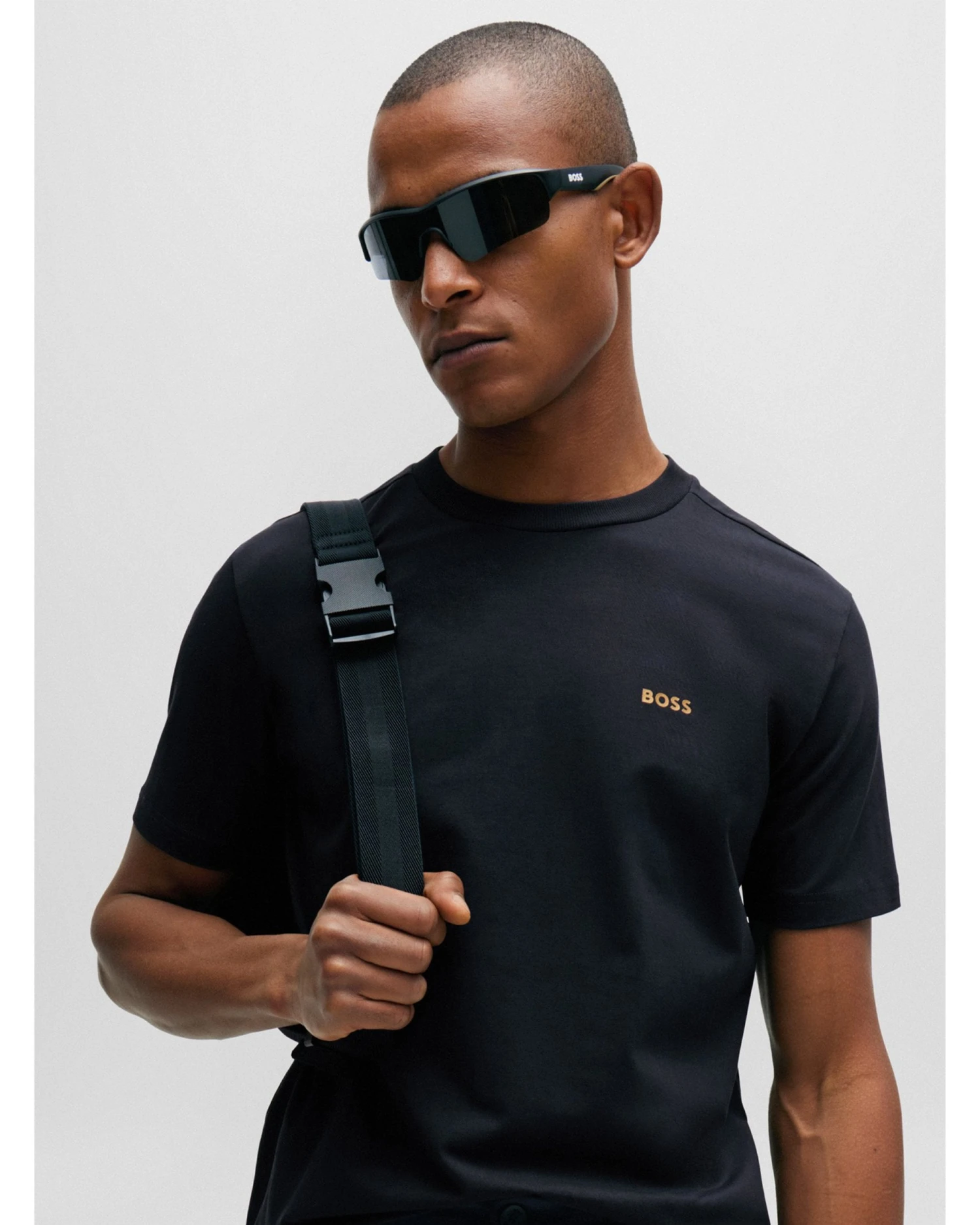 BOSS Mens Tee T Shirt Dark Blue 5 BOSS Mens Tee T Shirt Dark Blue - Image 3