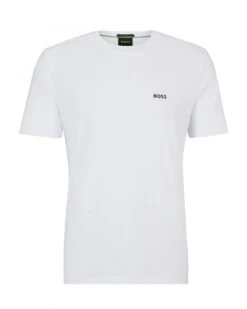 BOSS Mens Tee T Shirt White