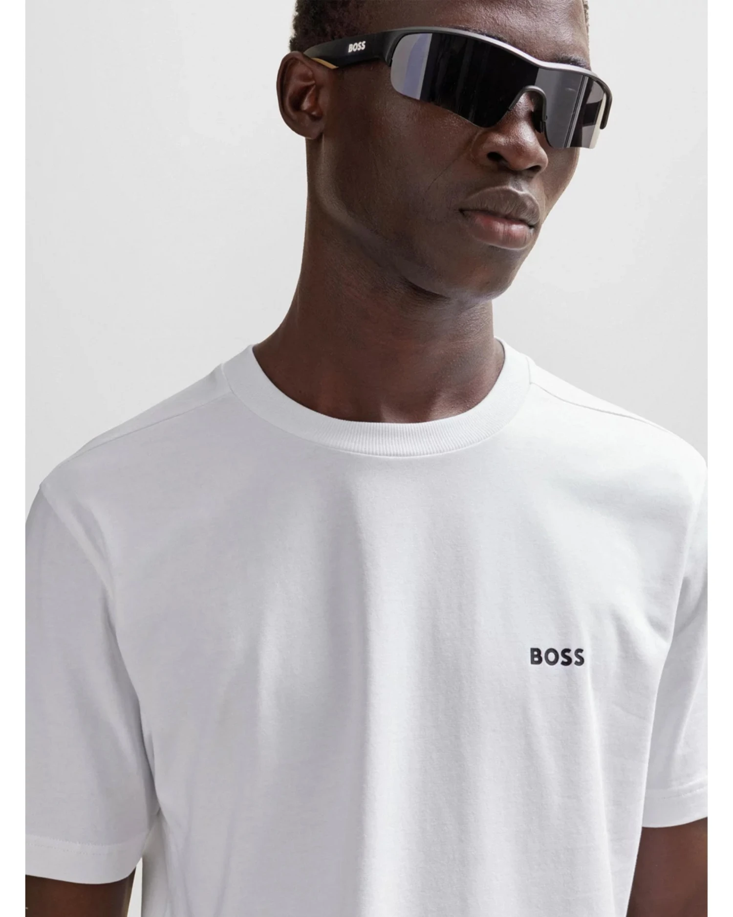 BOSS Mens Tee T Shirt White 5 BOSS Mens Tee T Shirt White - Image 3