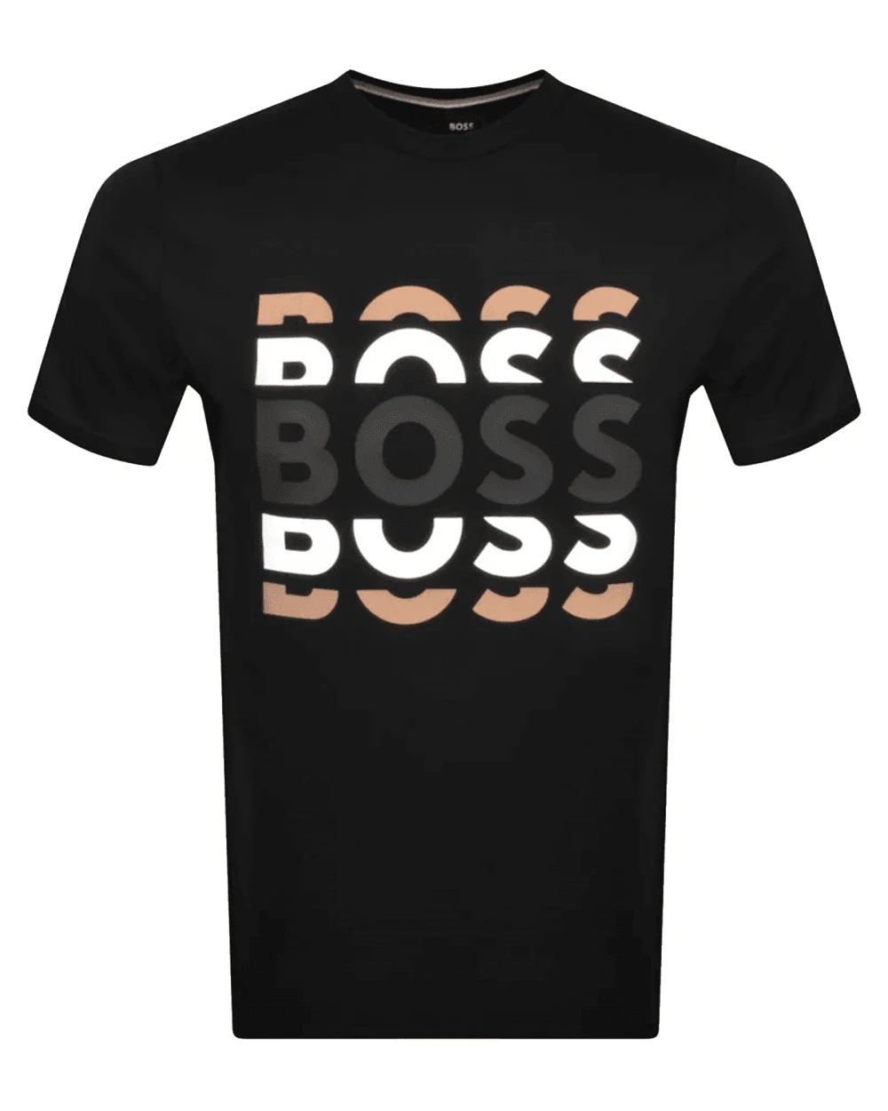 BOSS Mens Tiburt 414 T Shirt Black 3 BOSS Mens Tiburt 414 T Shirt Black