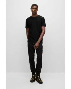 BOSS Mens Tiburt Monogram Pattern T Shirt, Black Tee 10 BOSS Mens Tiburt Monogram Pattern T Shirt, Black Tee -Boszz Clothing Shop boss mens tiburt monogram pattern t shirt black tee p42480 256003 image