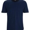 BOSS Mens Tiburt Structured T Shirt Dark Blue